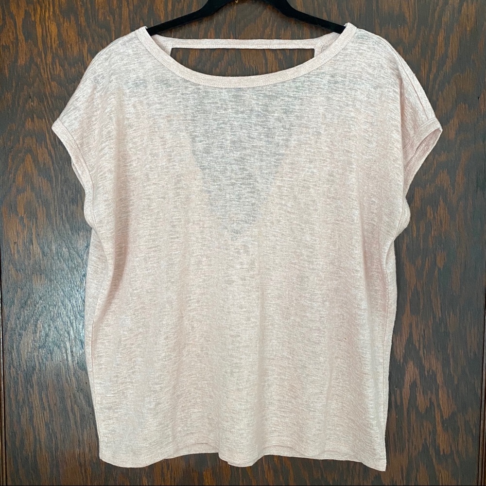 Open back tee